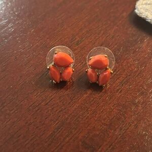 orange earrings